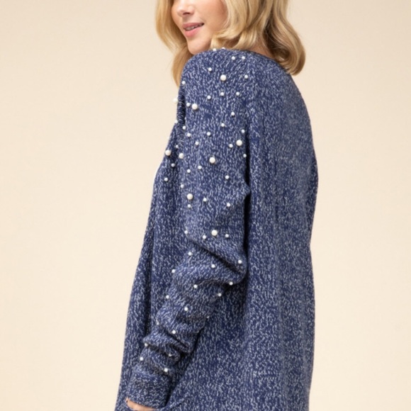 Blue Heather knit cardigan - Picture 3 of 9